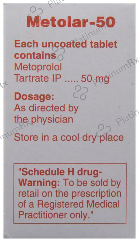 Metolar 50mg Tablet 15s