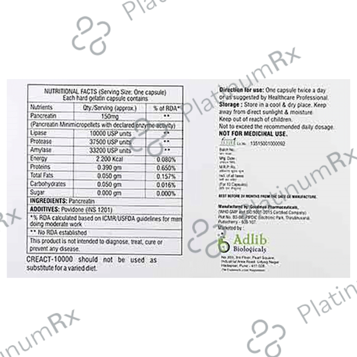Creact 10000 Capsule DR