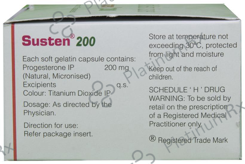 Susten 200mg Capsule 10s