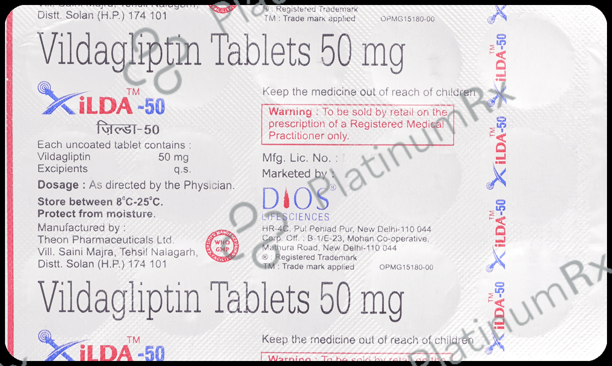 Xilda 50mg Tablet 15s