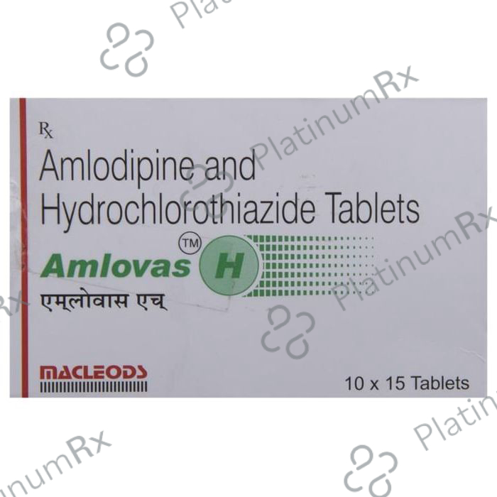 Amlovas H 5/12.5mg Tablet 15s