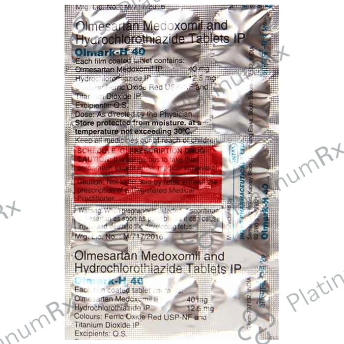 Olmark H 12.5/40mg Tablet 15s