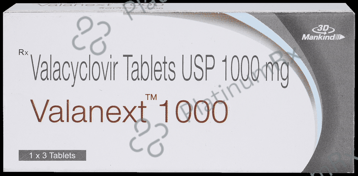 Valanext 1000mg Tablet 3s