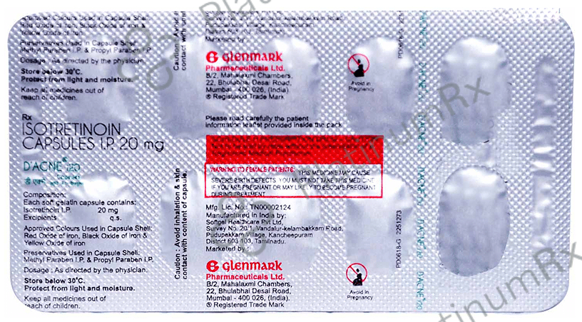 D Acne I 20 Capsule