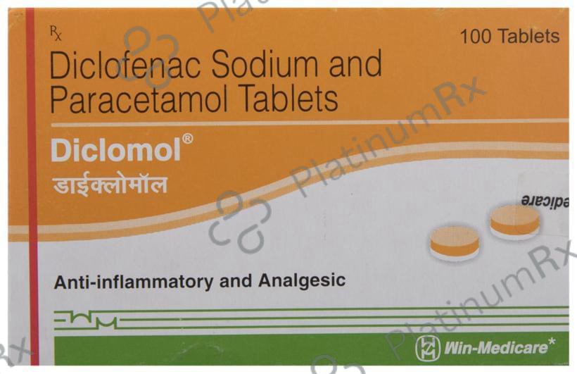 Diclomol 50/325mg Tablet 10s
