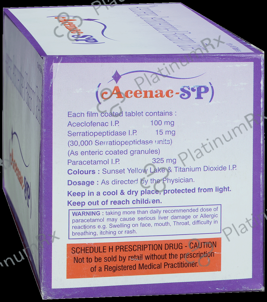 Acenac SP 100mg/325mg/15mg Tablet