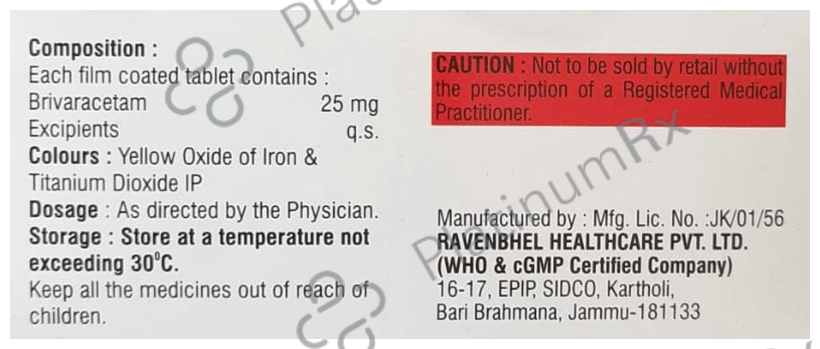 Brivafix 25 Tablet