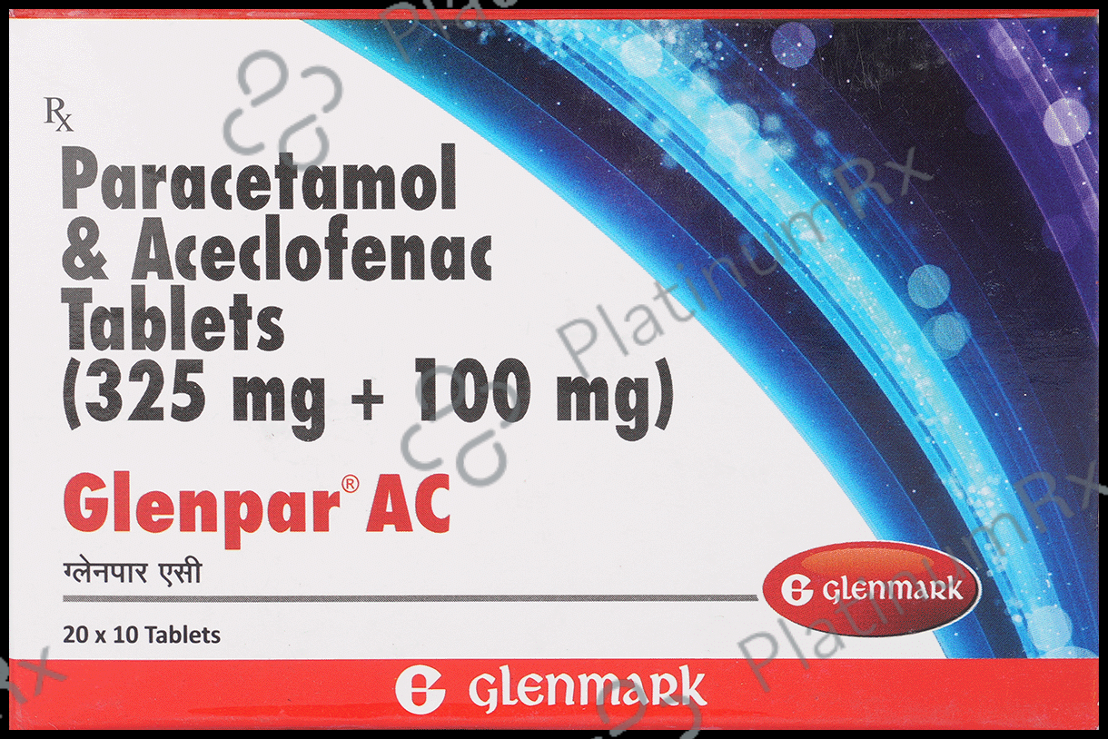 Glenpar AC 100mg/325mg Tablet