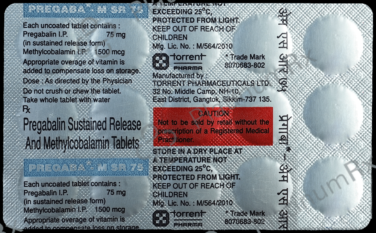 Pregaba-M SR 75 Tablet