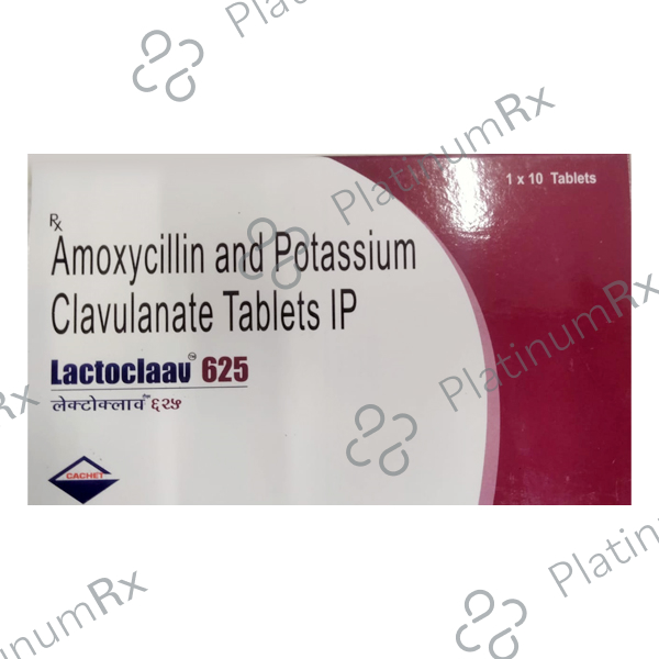Lactoclaav 500/125mg Tablet 10s