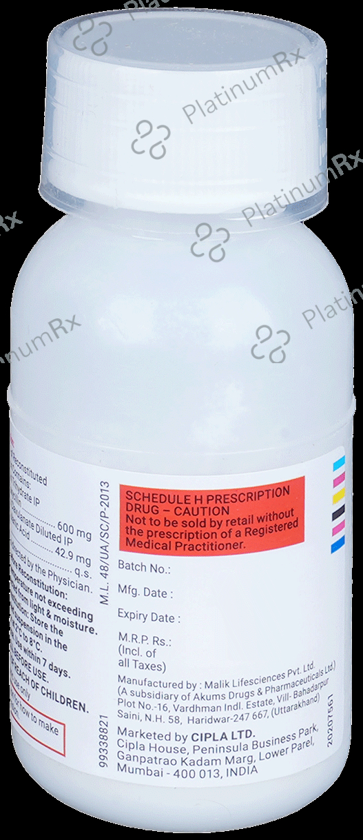 Advent ES 600/42.9mg Oral Suspension 50ml