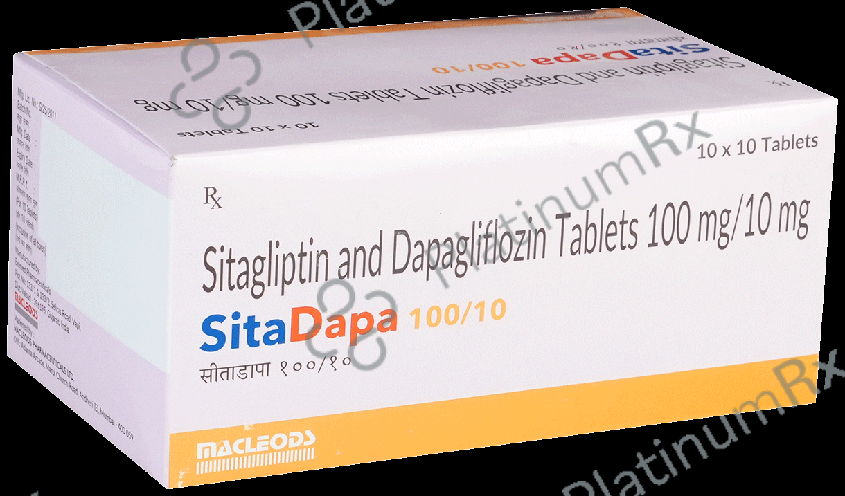 Sitadapa 100/10mg Tablet 10s