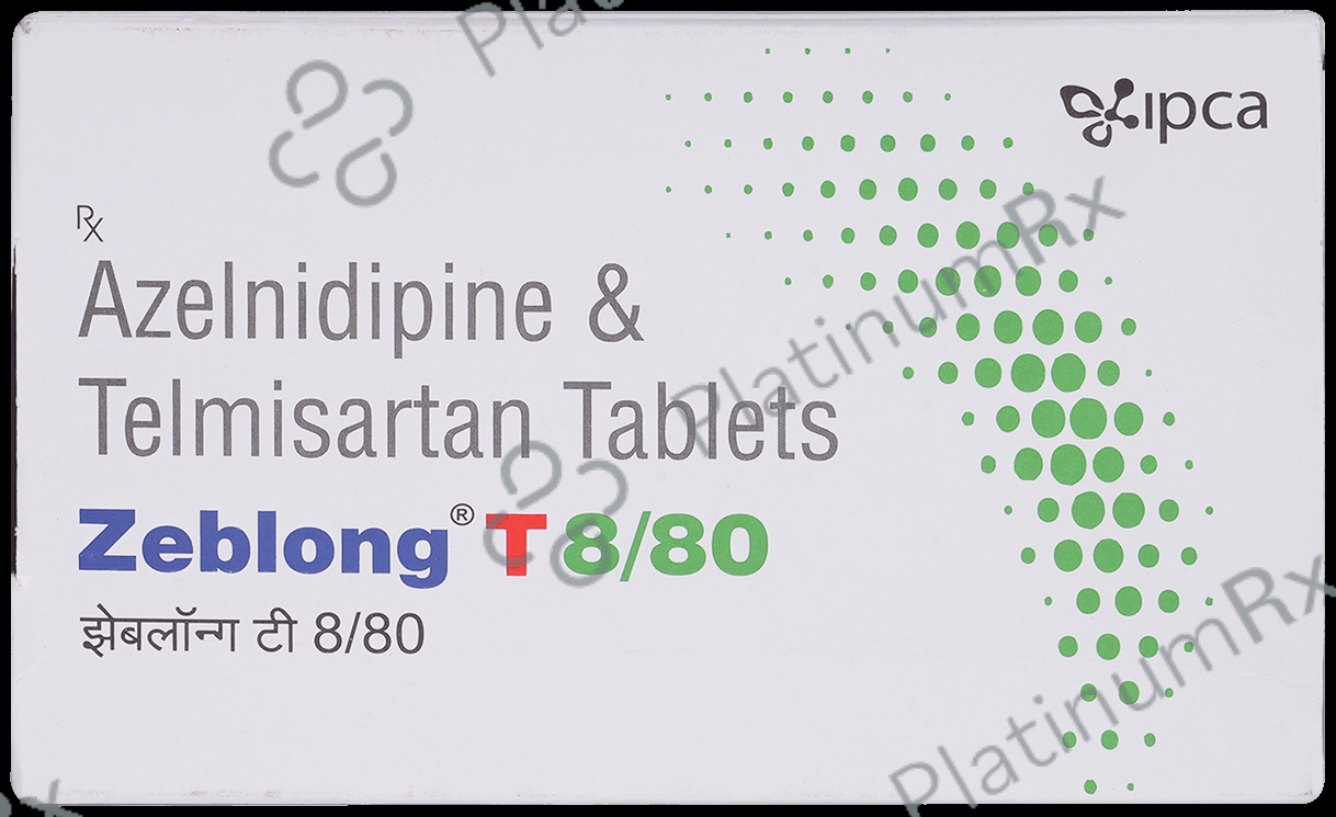 Zeblong T 80/8mg Tablet 10s
