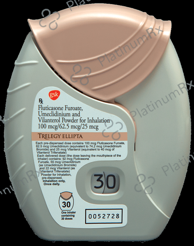 Trelegy Ellipta Powder For Inhalation 1s