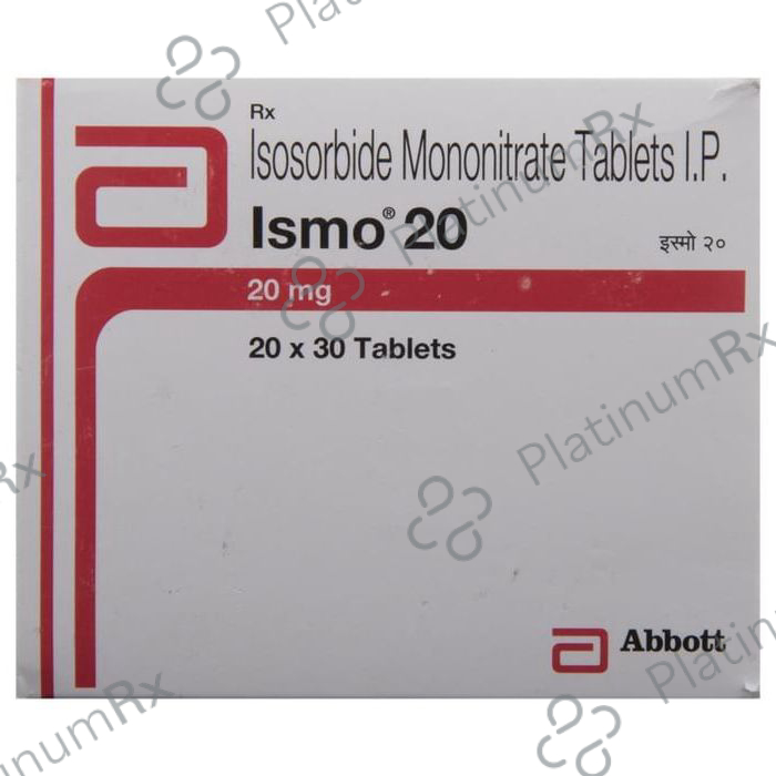 Ismo 20mg Tablet 30s