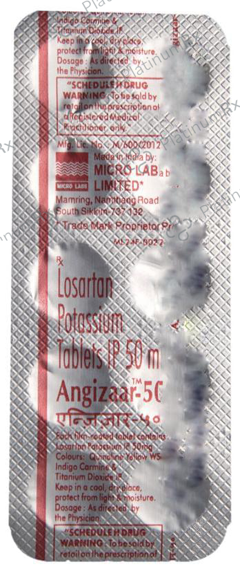 Angizaar 50 Tablet 10 Tablet