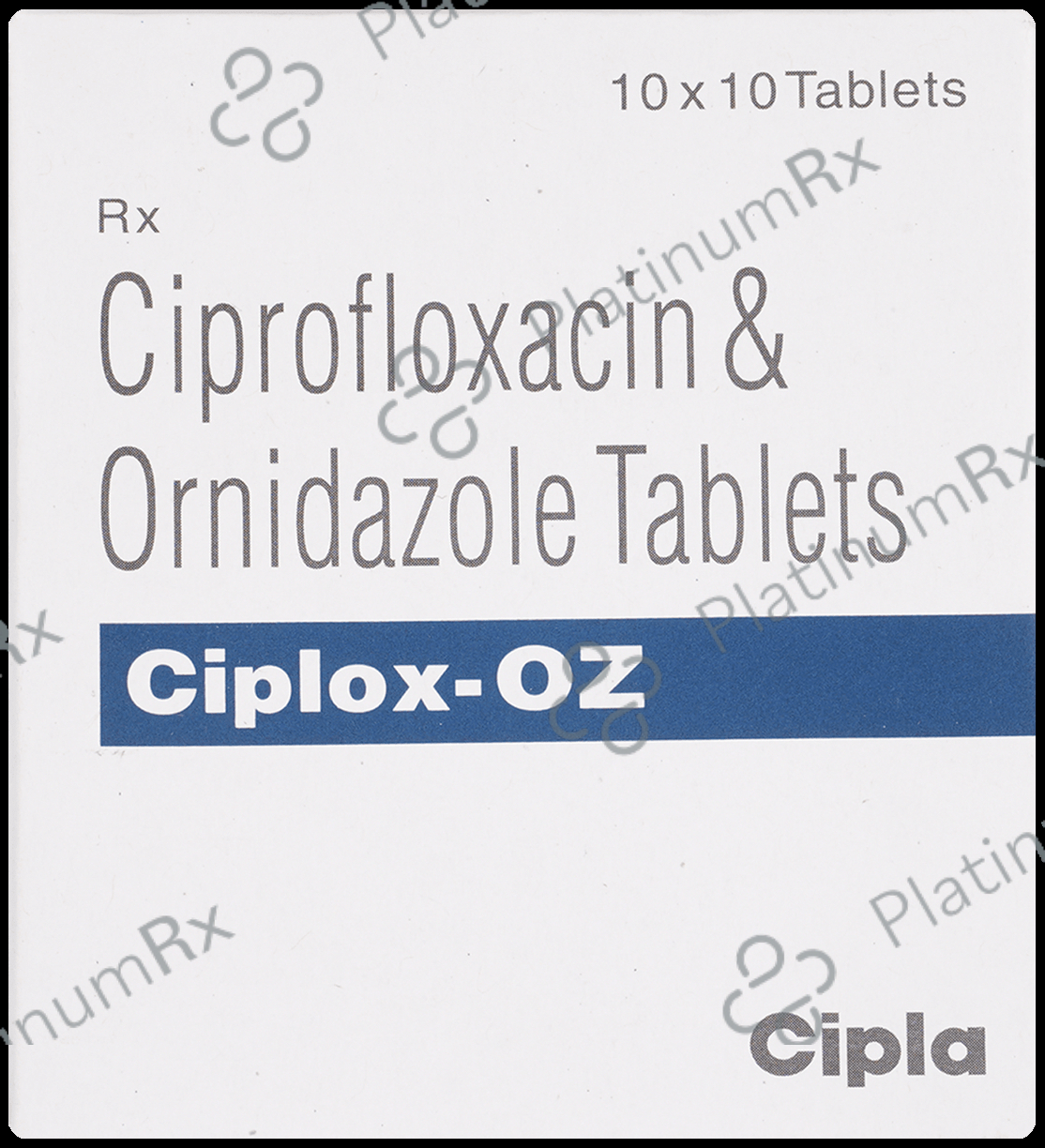 Ciplox OZ 500/500mg Tablet 10s