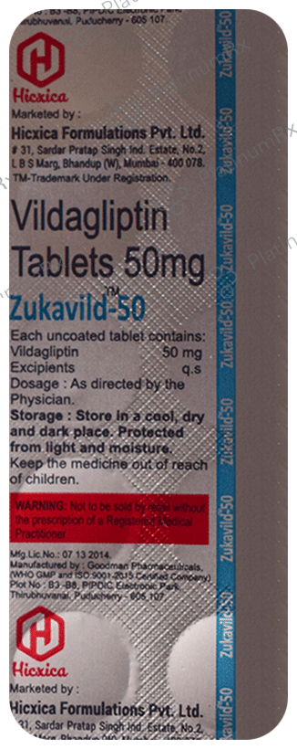 Zukavild 50 Tablet