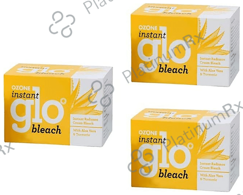 Ozone Instant Glo Bleach Cream (43gm Each) 3 jar