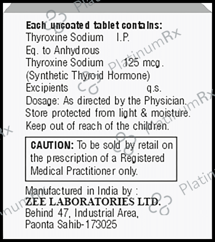 Thyronex 125 Tablet