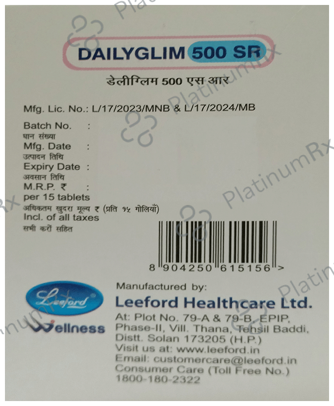 Dailyglim 500 SR Tablet