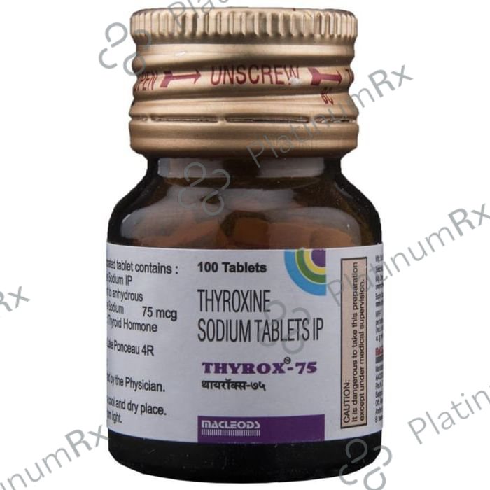 Thyrox 75 Tablet 100 Tablet