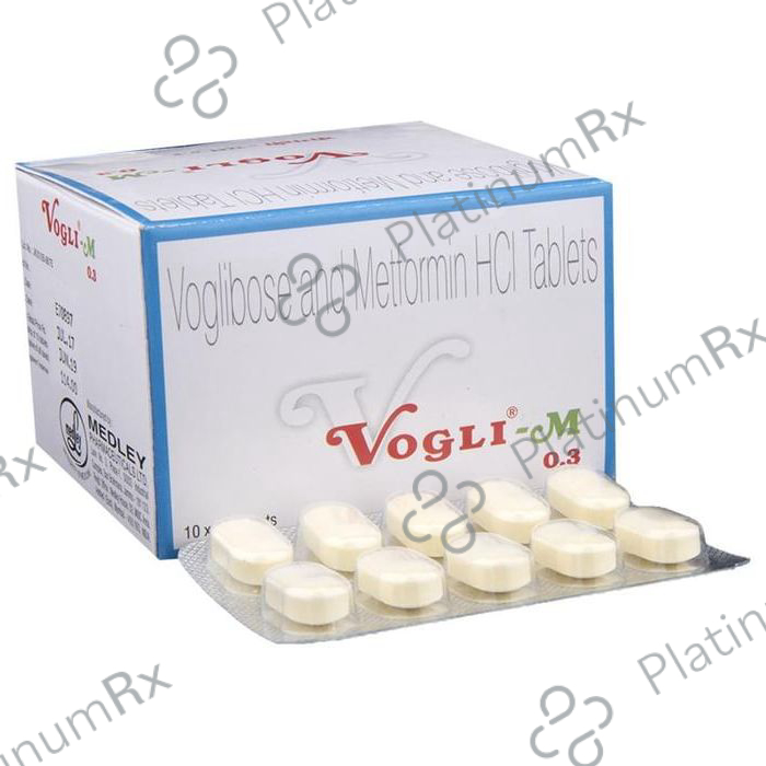 Vogli M 0.3/500mg Tablet 10s