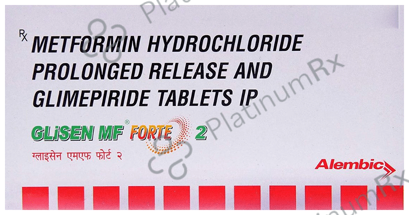 Glisen MF Forte 2/1000mg Tablet PR 15s