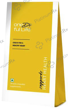 oneDrful Life CoQ10 Gummy Supplements Mango