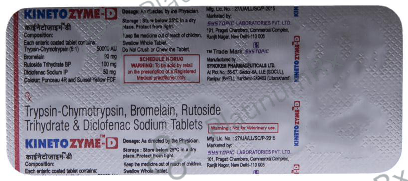 Kinetozyme D Tablet 10s