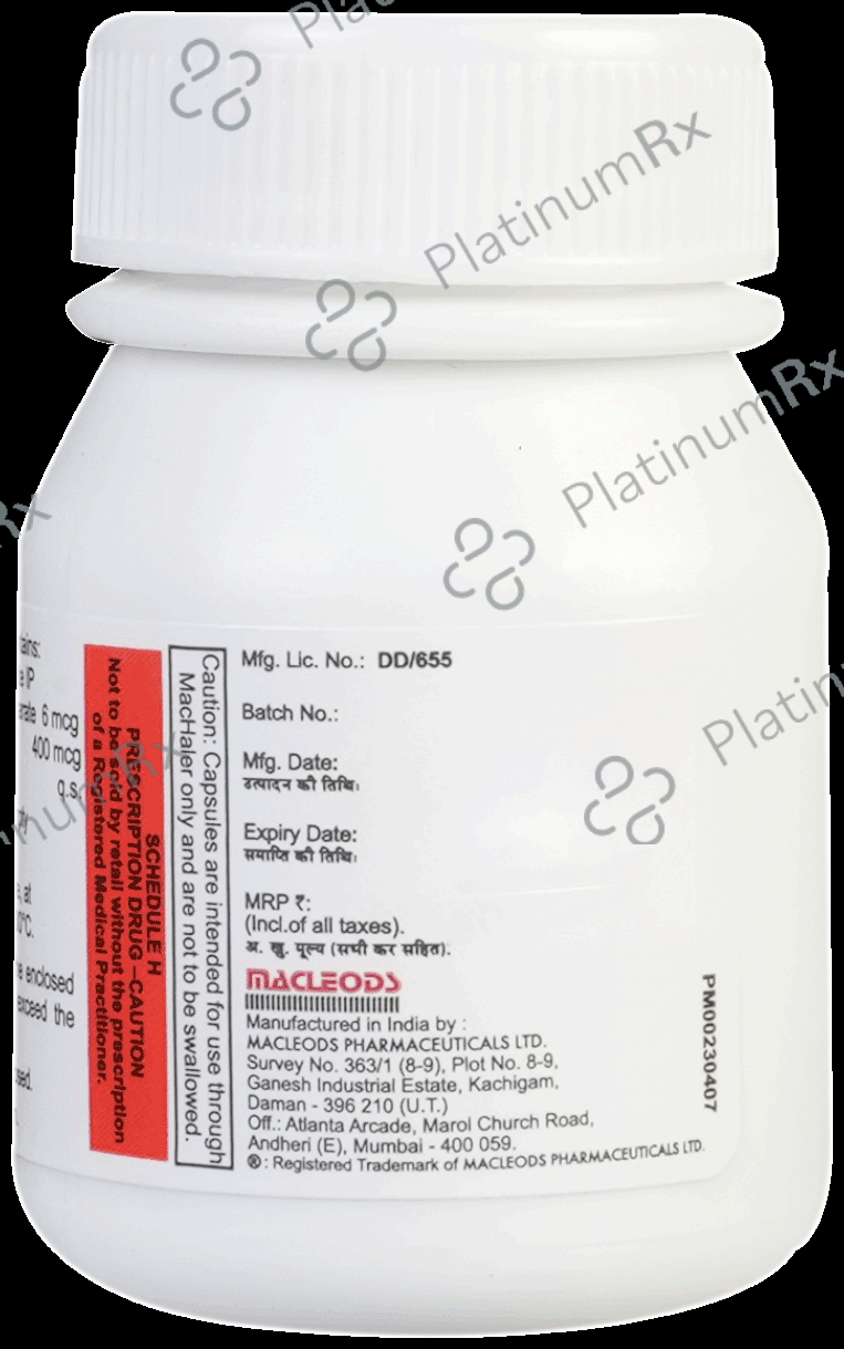 Budetrol 400/6mcg Rotacap 30s