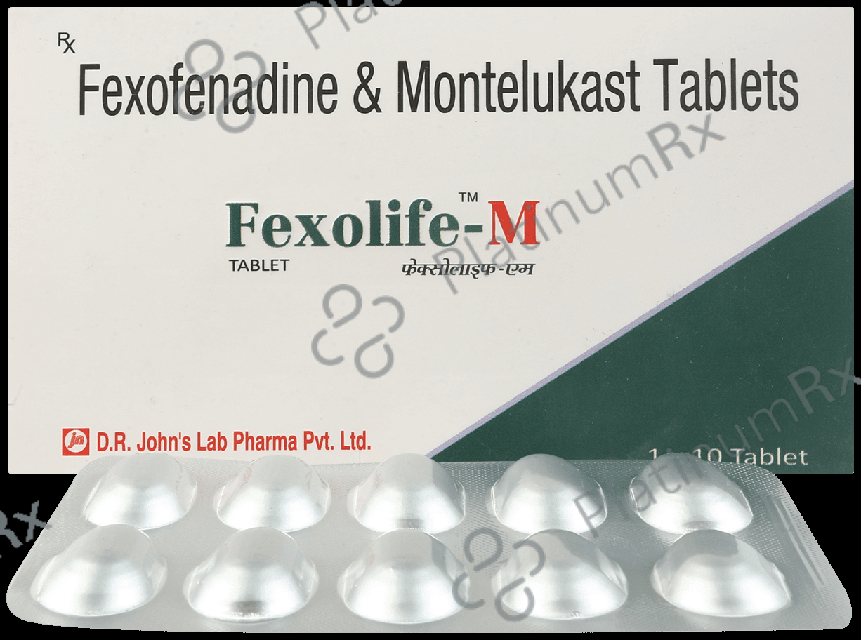 Fexolife M 10 mg/120 mg Tablet