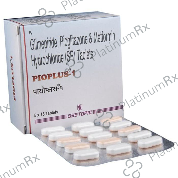 Pioplus 1/500/15mg Tablet SR 15s