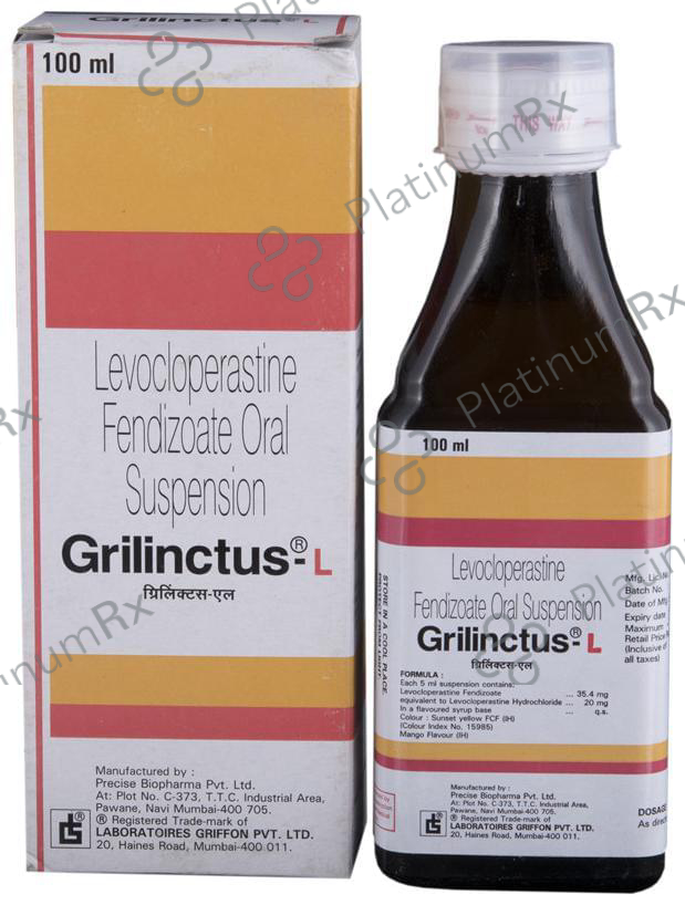 Grilinctus L 20mg Oral Suspension 100ml