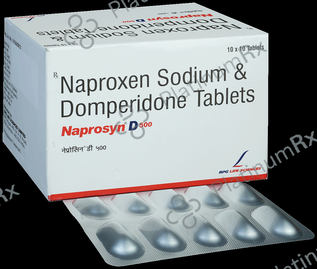 Naprosyn D 10/500mg Tablet 10s
