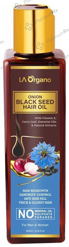 LA Organo Onion Black Seed Hair Oil