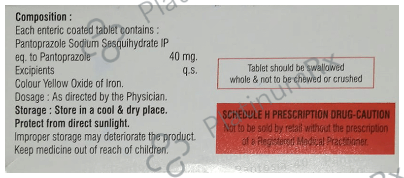 Pantosia 40 Tablet