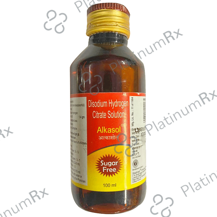 Alkasol Oral Solution Sugar Free 100 Oral Solution