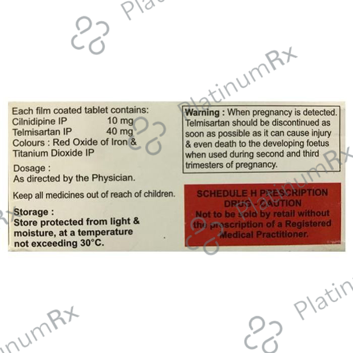 Cilnitab T 40 Tablet 10 Tablet