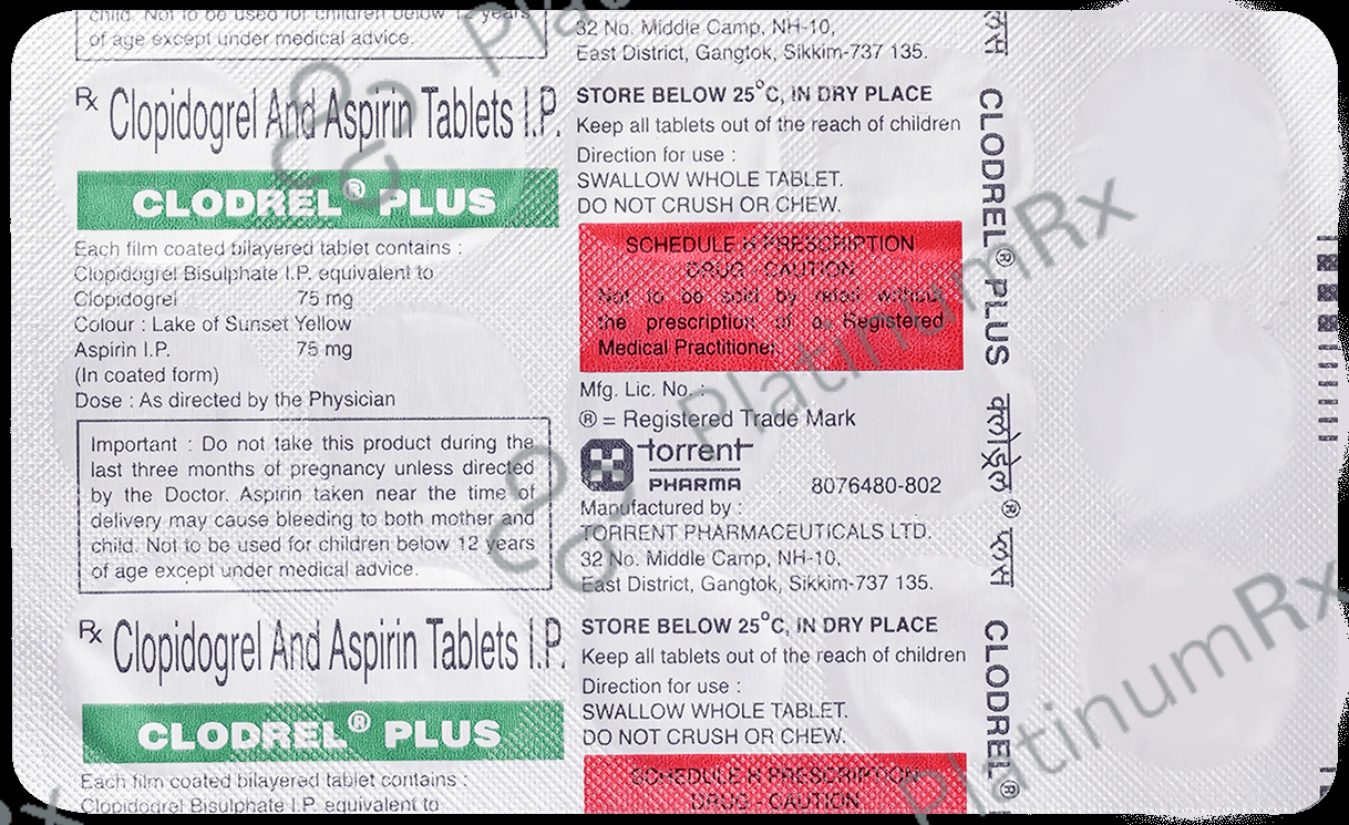 Clodrel Plus Tablet 15 Tablet
