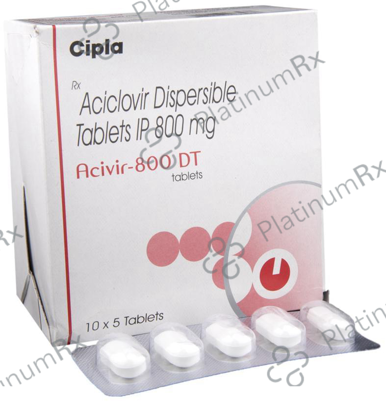 Acivir 800 DT Tablet
