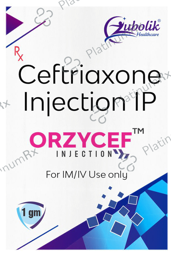 Orzycef 1 gm Injection