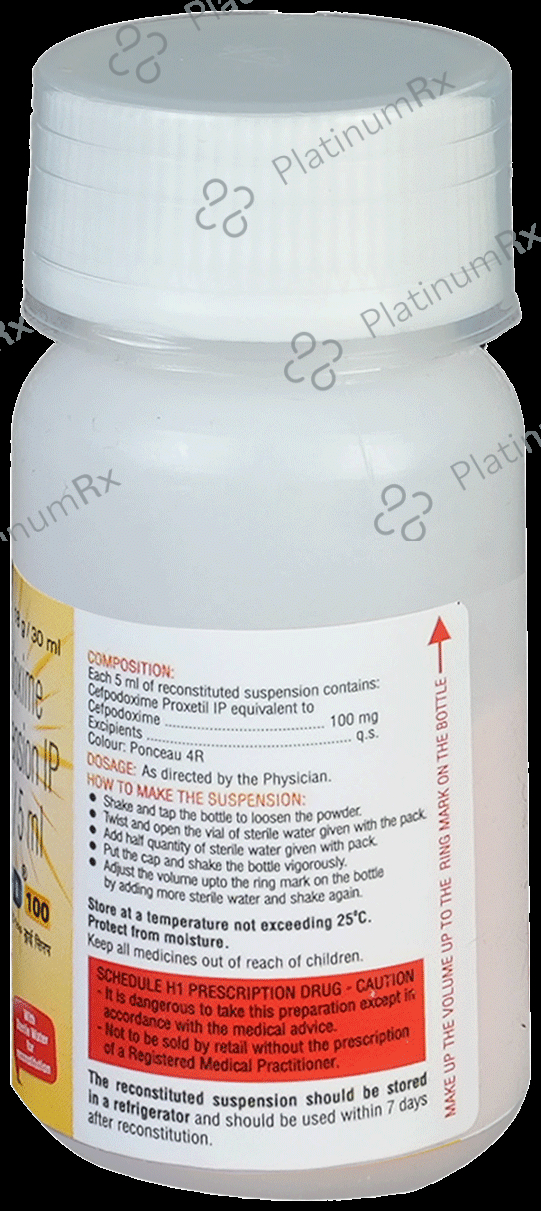 Zipod 100mg Dry Syrup 30ml