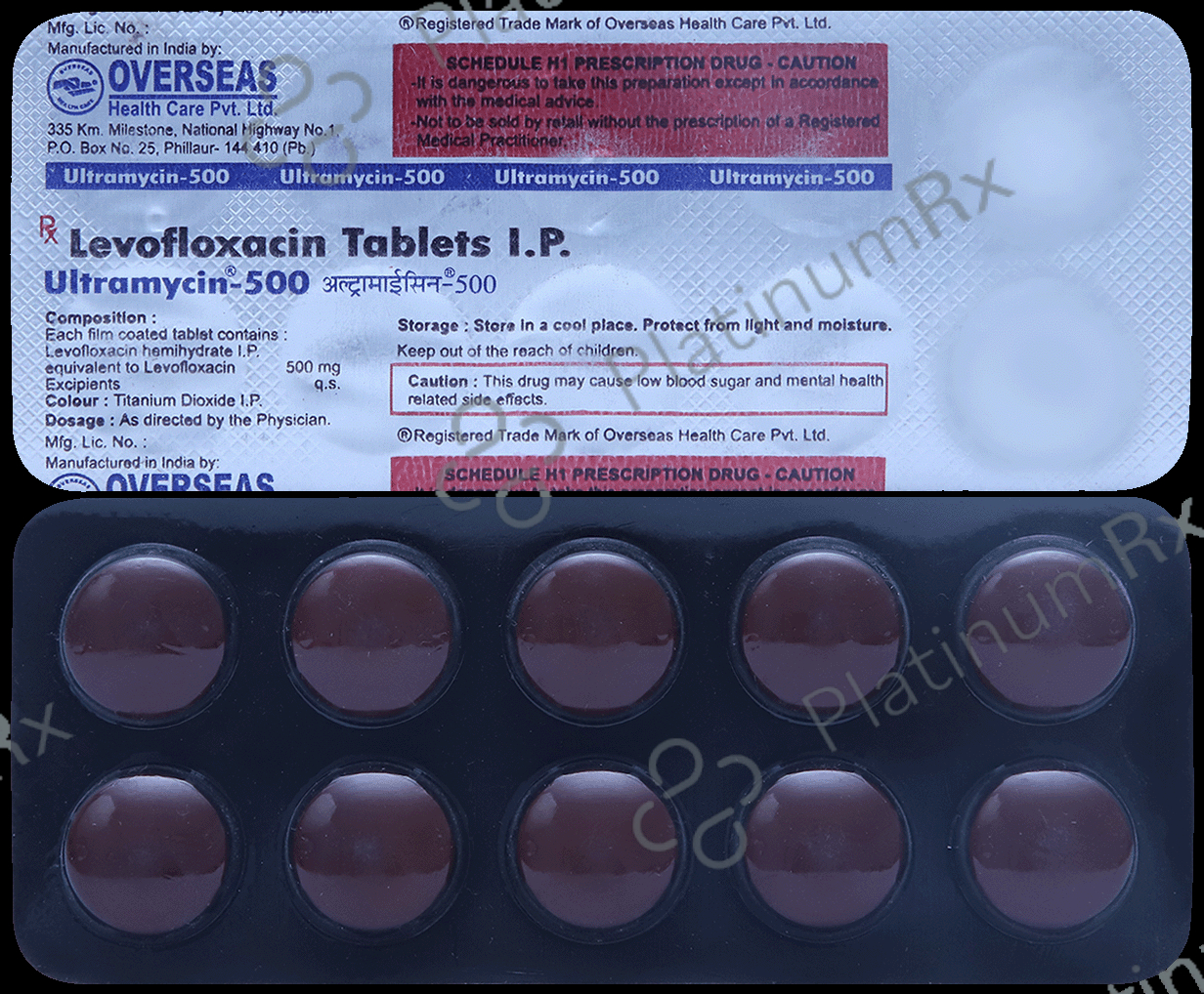 Ultramycin 500mg Tablet