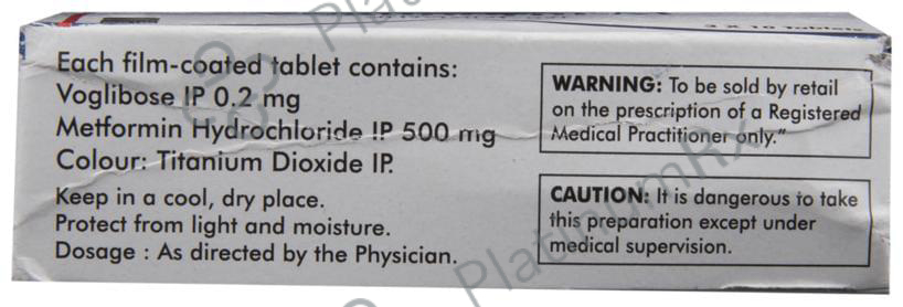 Voglinorm M 500/0.2mg Tablet 10s