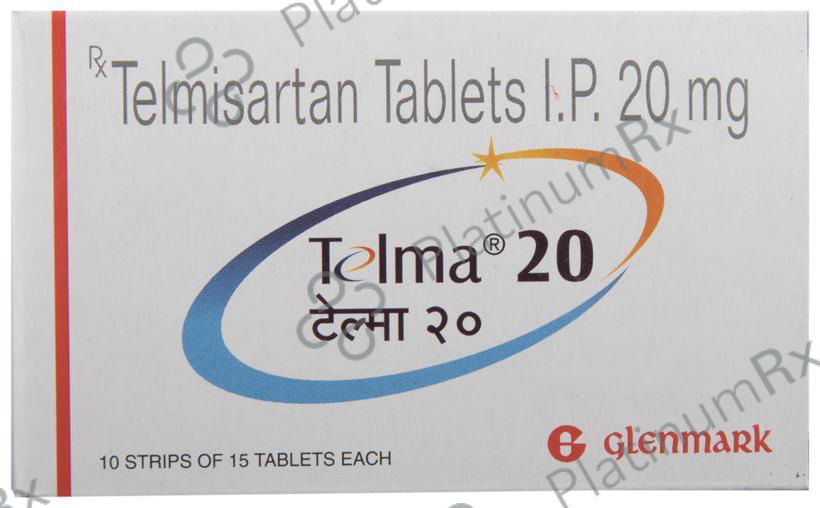 Telma 20mg Tablet 15s