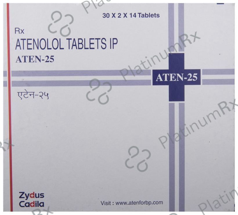 Aten 25mg Tablet 14s