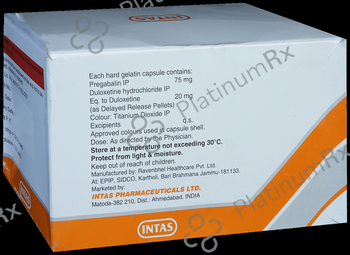 Pregabid D 75/20 Capsule DR