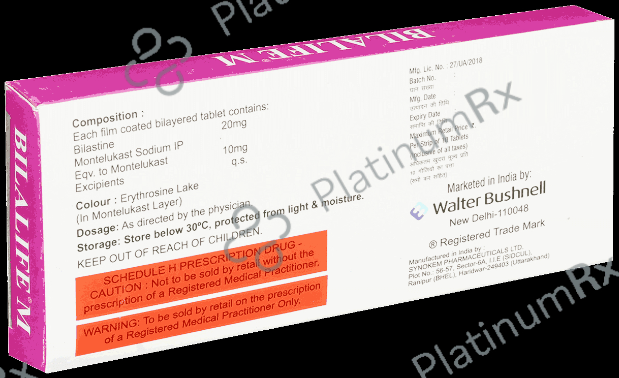 Bilalife M 20/10mg Tablet 10s