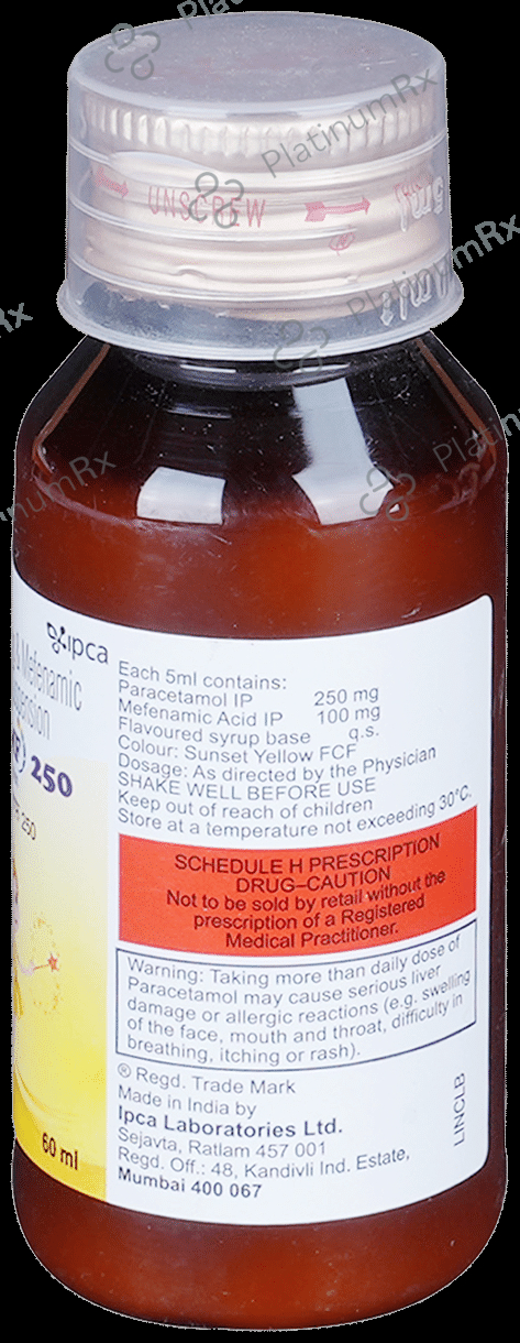 Pacimol MF 100/250mg Oral Suspension 60ml